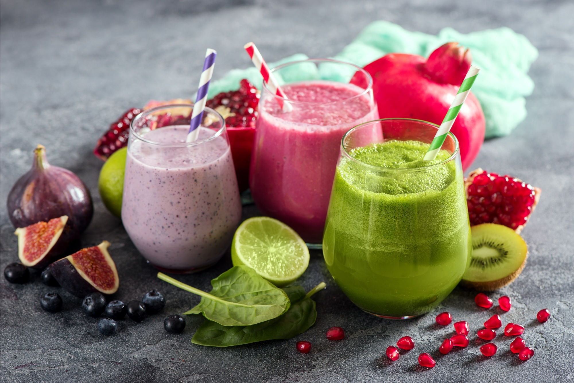 Colourful Smoothies